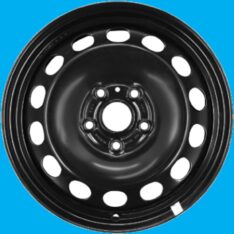 Volkswagen Golf Jetta Rabbit 2007 08 2009 16" OEM Steel Rim Wheel 69809 1K0601027A03C 95340683