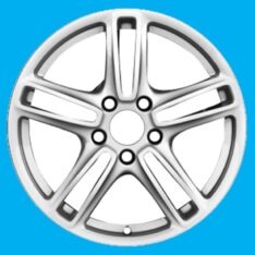 Porsche Panamera Turbo 2010 11 12 2013 19" OEM Rim Wheel Front 67386 97036215804 91821344
